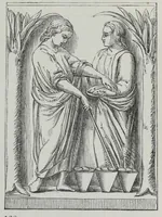 An illustration from The history of Our Lord as exemplified in works of art: with that of His types; St. John the Baptist; and other persons of the Old and New Testament (1864)