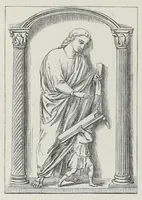 An illustration from The history of Our Lord as exemplified in works of art: with that of His types; St. John the Baptist; and other persons of the Old and New Testament (1864)