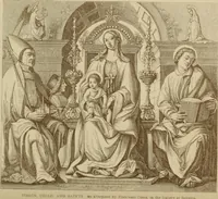 An illustration from A history of painting in north Italy; Venice, Padua, Vicenza, Verona, Ferrara, Millan, Friuli, Brescia, from the fourteenth to the sixteenth century (1871)