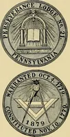 An illustration from History of Perseverance Lodge : No. 21, F. & A. M., Penn'a., at Harrisburg (1901)