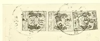 An illustration from The history of the postage stamps of the St. Louis postmaster, 1845-1847 (1895)