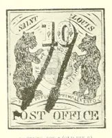 Picture 5 of 12 from The history of the postage stamps of the St. Louis postmaster, 1845-1847 (1895), leaf 25