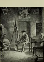An illustration from A history of the rise and progress of the arts of design in the United States (1918)