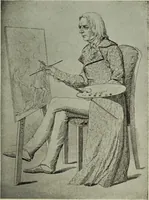 An illustration from A history of the rise and progress of the arts of design in the United States (1918)