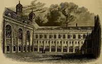 An illustration from A history of the royal foundation of Christ's Hospital : with an acount of the plan of education, the internal economy of the institution, and memoirs of eminent Blues : preceded by a narrative of the rise, progress, and suppression of the convent of the Grey Friars in London (1834)