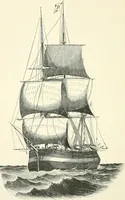 An illustration from History of shipbuilding on North river, Plymouth county, Massachusetts, with genealogies of the shipbuilders, and accounts of the industries upon its tributaries. 1640 to 1872 (1889)