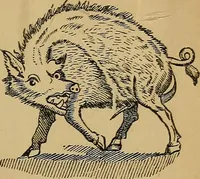 An illustration from The history of signboards : from earliest times to the present day (1866)
