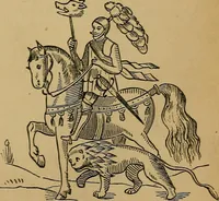 An illustration from The history of signboards : from earliest times to the present day (1866)
