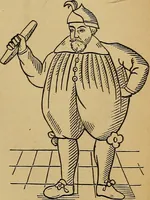 An illustration from The history of signboards : from earliest times to the present day (1866)
