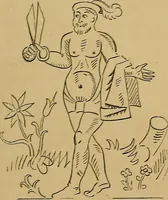 An illustration from The history of signboards : from earliest times to the present day (1866)