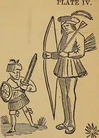 An illustration from The history of signboards : from earliest times to the present day (1866)