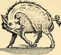 An illustration from The history of signboards : from the earliest times to the present day (1870)
