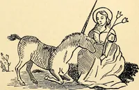 An illustration from The history of signboards : from the earliest times to the present day (1870)