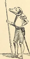 An illustration from The history of signboards : from the earliest times to the present day (1870)