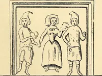An illustration from The history of signboards : from the earliest times to the present day (1870)