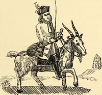 An illustration from The history of signboards : from the earliest times to the present day (1870)