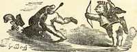 An illustration from The history of signboards : from the earliest times to the present day (1870)