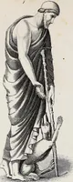 An illustration from The history of silk, cotton, linen, wool, and other fibrous substances : including observations on spinning, dyeing, and weaving : also an account of the pastoral life of the ancients, their social state and attainments in the domestic arts : with appendices on Pliny's Natural history, on the origin and manufacture of linen and cotton paper, on felting, netting, &c., deduced from copious and authentic sources (1845)