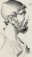 An illustration from The history of silk, cotton, linen, wool, and other fibrous substances : including observations on spinning, dyeing, and weaving : also an account of the pastoral life of the ancients, their social state and attainments in the domestic arts : with appendices on Pliny's Natural history, on the origin and manufacture of linen and cotton paper, on felting, netting, &c., deduced from copious and authentic sources (1845)