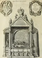 An illustration from The history of St. Paul's Cathedral in London, from its foundation ... : beautified with sundry prospects of the old fabrick, which was destroyed by the fire of that city, 1666 : as also with the figures of the tombs and monuments therein, which were all defaced in the late rebellion : whereunto is added, a continuation thereof, setting forth what was done in the structure of the new church, to the year 1685 : likewise, an historical account of the northern cathedrals, and chief collegiate churches in the province of York (1716)