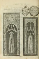 An illustration from The history of St. Paul's Cathedral in London, from its foundation ... : beautified with sundry prospects of the old fabrick, which was destroyed by the fire of that city, 1666 : as also with the figures of the tombs and monuments therein, which were all defaced in the late rebellion : whereunto is added, a continuation thereof, setting forth what was done in the structure of the new church, to the year 1685 : likewise, an historical account of the northern cathedrals, and chief collegiate churches in the province of York (1716)