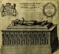 An illustration from The history of St. Pauls cathedral in London, from its foundation untill these times: extracted out of originall charters. records. leiger books, and other manuscripts. Beautified with sundry prospects of the church, figures of tombes, and monuments (1658)