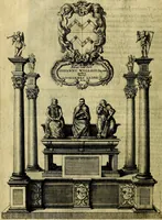 An illustration from The history of St. Pauls cathedral in London, from its foundation untill these times: extracted out of originall charters. records. leiger books, and other manuscripts. Beautified with sundry prospects of the church, figures of tombes, and monuments (1658)