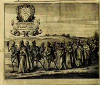 An illustration from The history of St. Pauls cathedral in London, from its foundation untill these times: extracted out of originall charters. records. leiger books, and other manuscripts. Beautified with sundry prospects of the church, figures of tombes, and monuments (1658)