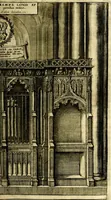Picture 12 of 88 from The history of St. Pauls cathedral in London, from its foundation untill these times: extracted out of originall charters. records. leiger books, and other manuscripts. Beautified with sundry prospects of the church, figures of tombes, and monuments (1658), leaf 60