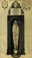An illustration from The history of St. Pauls cathedral in London, from its foundation untill these times: extracted out of originall charters. records. leiger books, and other manuscripts. Beautified with sundry prospects of the church, figures of tombes, and monuments (1658)