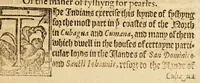 Picture 6 of 20 from The history of trauayle in the VVest and East Indies, and other countreys lying eyther way, towardes the fruitfull and ryche Moluccaes. : ... VVith a discourse of the Northwest passage. (1577), leaf 407