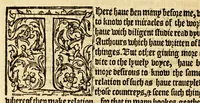 An illustration from The history of trauayle in the VVest and East Indies, and other countreys lying eyther way, towardes the fruitfull and ryche Moluccaes. : ... VVith a discourse of the Northwest passage. (1577)