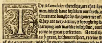 An illustration from The history of trauayle in the VVest and East Indies, and other countreys lying eyther way, towardes the fruitfull and ryche Moluccaes. : ... VVith a discourse of the Northwest passage. (1577)