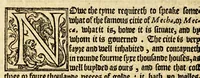 An illustration from The history of trauayle in the VVest and East Indies, and other countreys lying eyther way, towardes the fruitfull and ryche Moluccaes. : ... VVith a discourse of the Northwest passage. (1577)