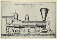 An illustration from A history of travel in America : showing the development of travel and transportation from the crude methods of the canoe and the dog-sled to the highly organized railway systems of the present, together with a narrative of the human experiences and changing social conditions that accompanied this economic conquest of the continent (1915)