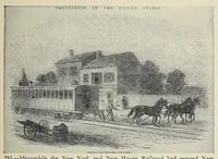 Picture 10 of 14 from A history of travel in America : showing the development of travel and transportation from the crude methods of the canoe and the dog-sled to the highly organized railway systems of the present, together with a narrative of the human experiences and changing social conditions that accompanied this economic conquest of the continent (1915), leaf 279
