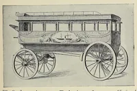 An illustration from A history of travel in America : showing the development of travel and transportation from the crude methods of the canoe and the dog-sled to the highly organized railway systems of the present, together with a narrative of the human experiences and changing social conditions that accompanied this economic conquest of the continent (1915)