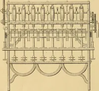 An illustration from History of the worsted manufacture in England, from the earliest times; with introductory notices of the manufacture among the ancient nations, and during the middle ages (1857)