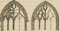 An illustration from The history and rudiments of architecture; embracing, I. The orders of architecture; II. Architectural styles of various countries; III. The nature and principles of design in architecture; and, IV. An accurate and complete glossary of architectural terms .. (1853)