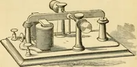 An illustration from History, theory, and practice of the electric telegraph (1866)