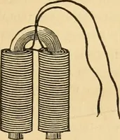 An illustration from History, theory, and practice of the electric telegraph (1866)