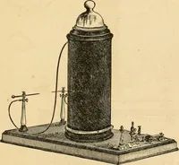 An illustration from History, theory, and practice of the electric telegraph (1866)