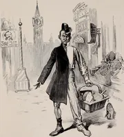 An illustration from Hits at politics : a series of cartoons / by W.A. Rogers. (1899)
