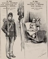 Picture 76 of 120 from Hits at politics : a series of cartoons / by W.A. Rogers. (1899), leaf 104