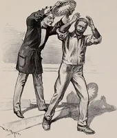 An illustration from Hits at politics : a series of cartoons / by W.A. Rogers. (1899)