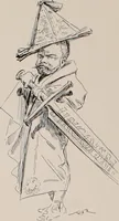 An illustration from Hits at politics : a series of cartoons / by W.A. Rogers. (1899)