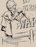 Picture 94 of 120 from Hits at politics : a series of cartoons / by W.A. Rogers. (1899), leaf 129