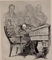 Picture 8 of 120 from Hits at politics : a series of cartoons / by W.A. Rogers. (1899), leaf 14