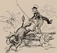Picture 118 of 120 from Hits at politics : a series of cartoons / by W.A. Rogers. (1899), leaf 149