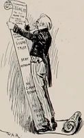 Picture 37 of 120 from Hits at politics : a series of cartoons / by W.A. Rogers. (1899), leaf 49